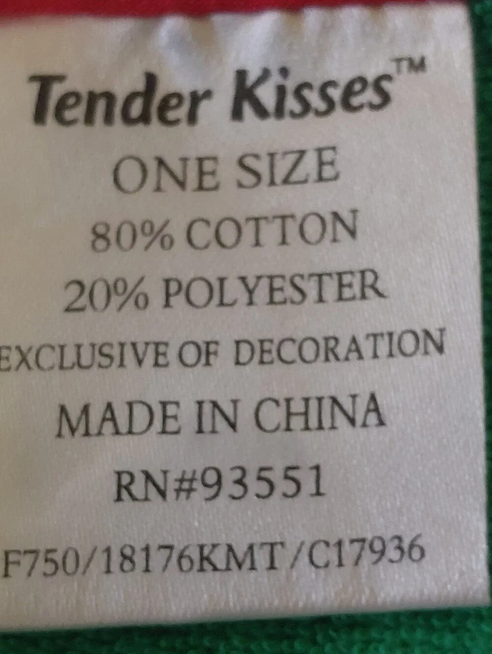 Tender Kisses Green Christmas Bib with Santa and Presents